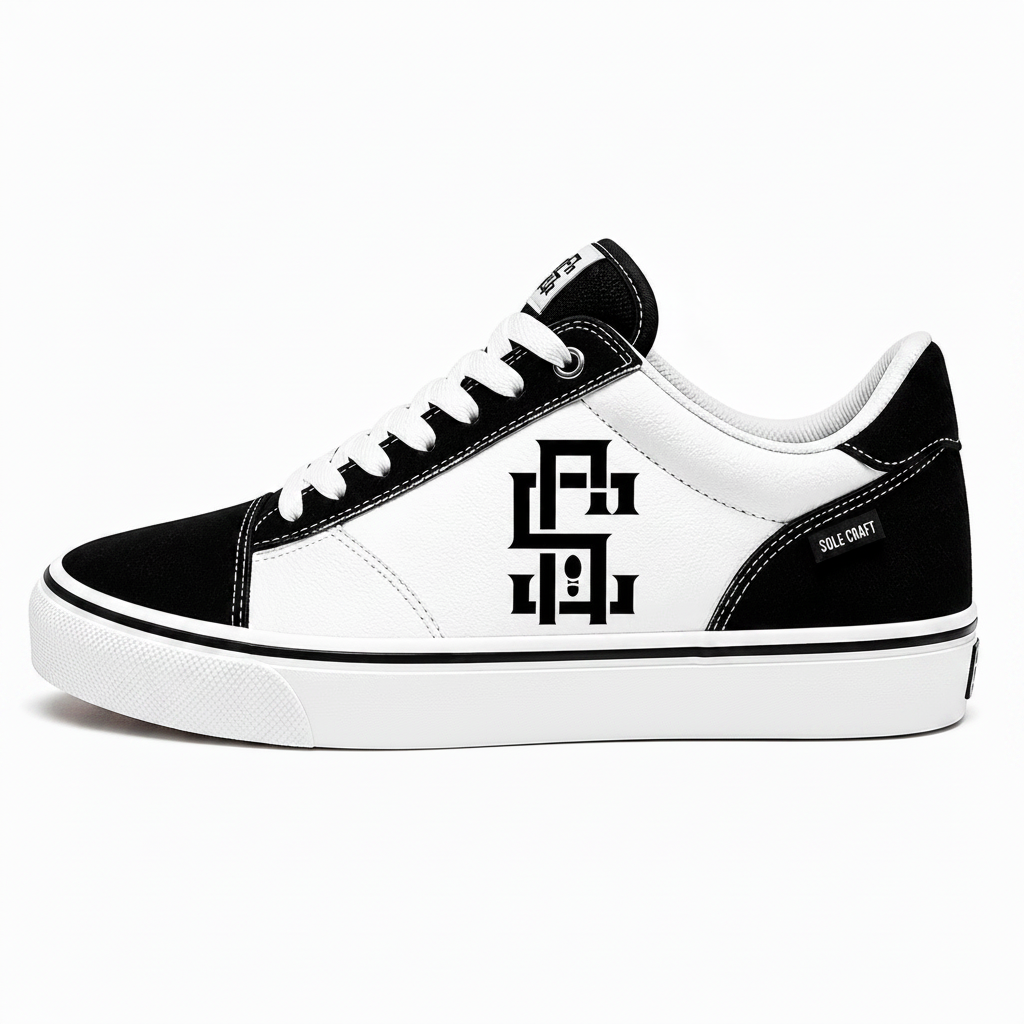 SC Mono Court Sneaker – Black Edition